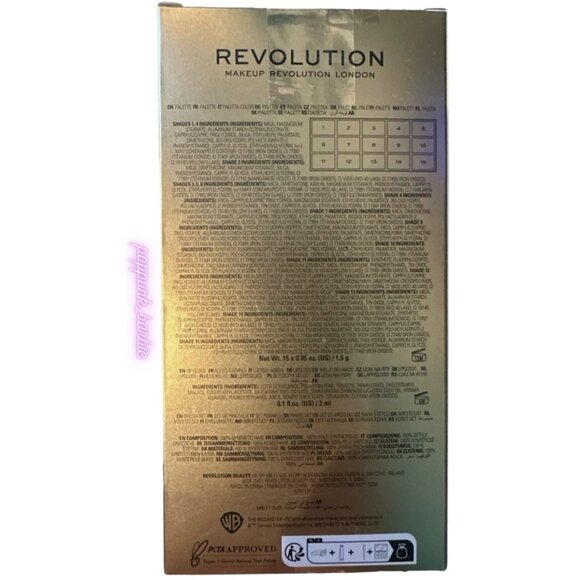 Revolution x The Wizard of Oz Yellow Brick Road‎ Set Limited Edition 4 PCS - Picture 4 of 4